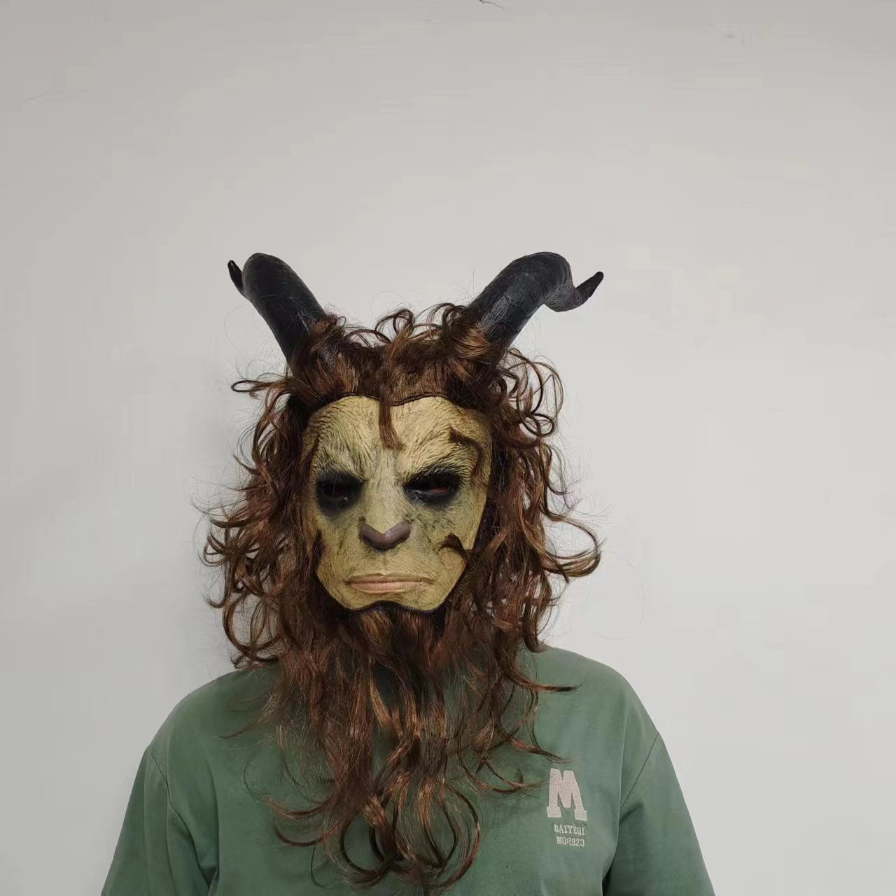 Masque en latex pour cosplay d'Halloween La Belle et la Bête