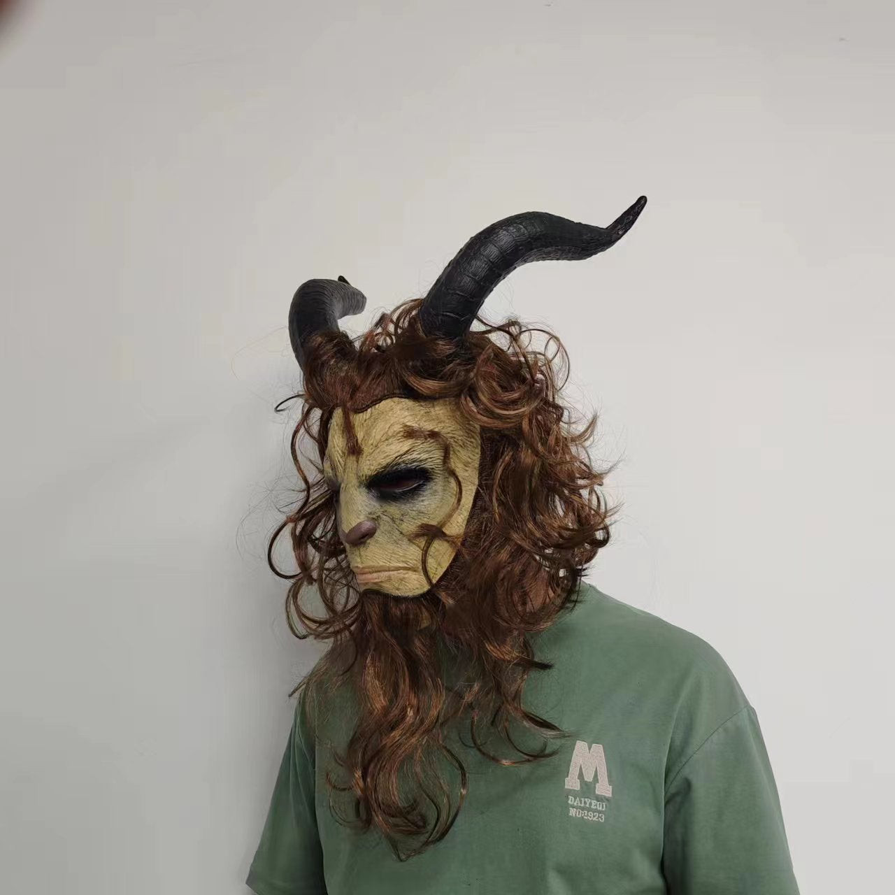 Masque en latex pour cosplay d'Halloween La Belle et la Bête