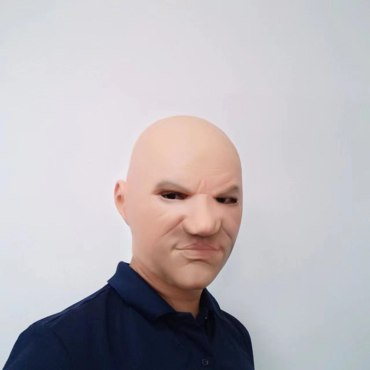 Meggen Man Latex Mask Female Cosplay Full Head Mask Halloween Props