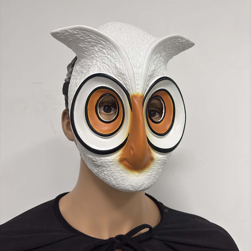 Cartoon Owl Mask Full Over The Head Latex Bird Cosplay Costume Props