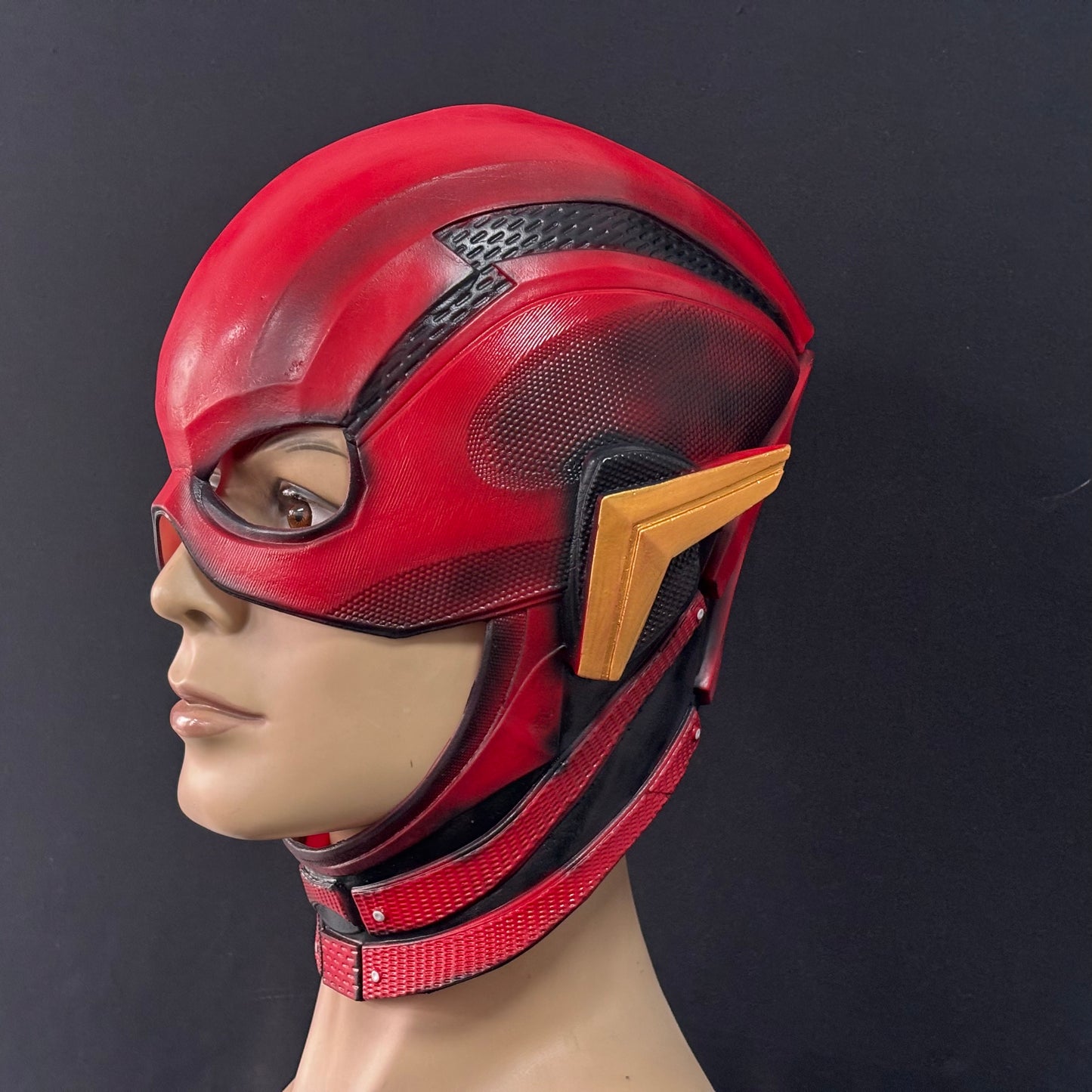 Superhero Deluxe The Flash 2 Movie Cosplay Prop Halloween Full Head Latex Mask