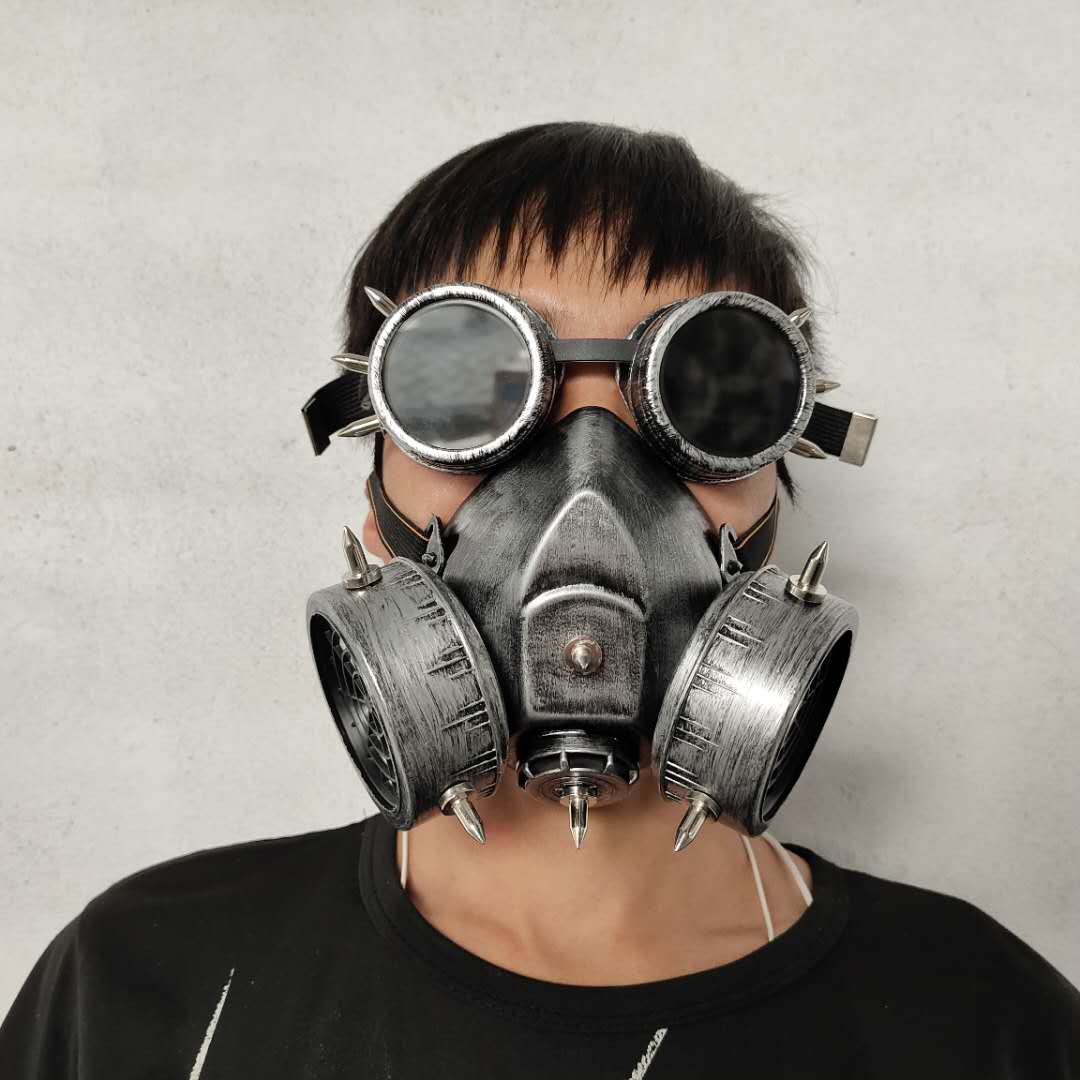 Masque de Costume respirateur à gaz Steampunk Dooms Day Halloween mascarade Cosplay