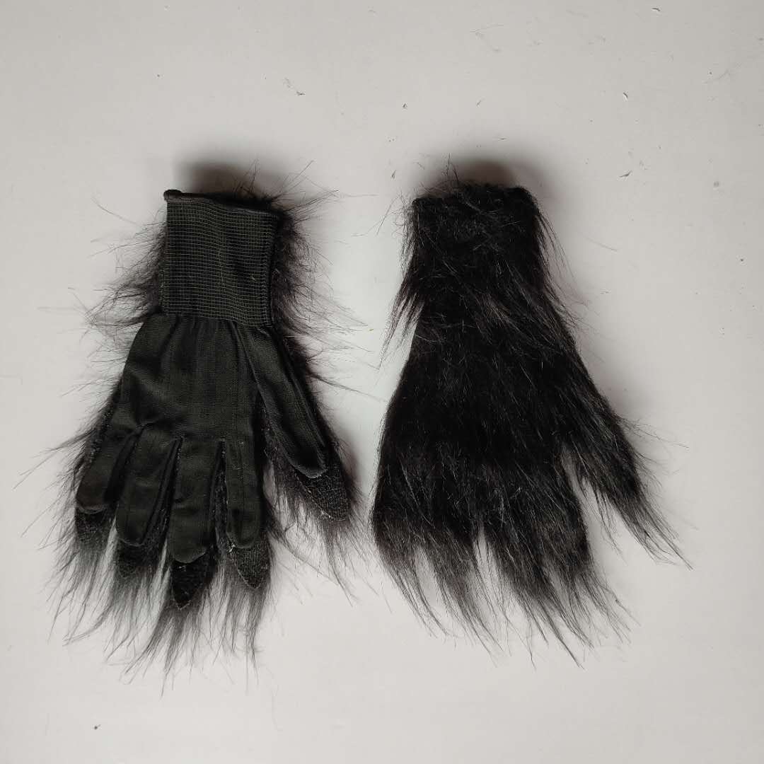 Halloween Scary Latex Black Cat head Mask party Cosplay Costume full set