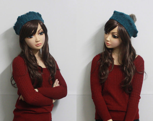 Premium Silicone Realistic Beauty Face Costume Mask For women