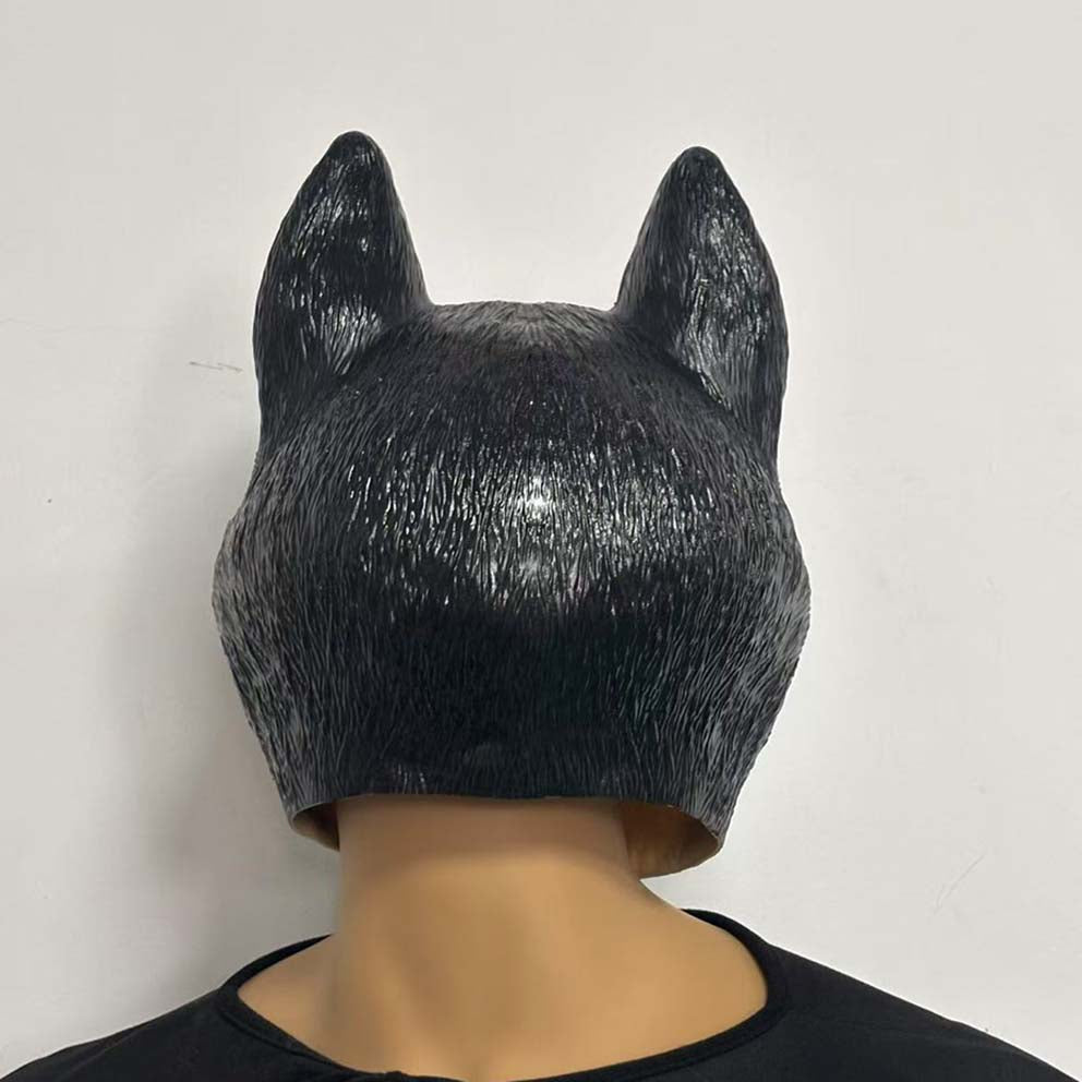 Husky Dog Head Halloween Cosplay Mask Soft Latex Helmet Masks Props