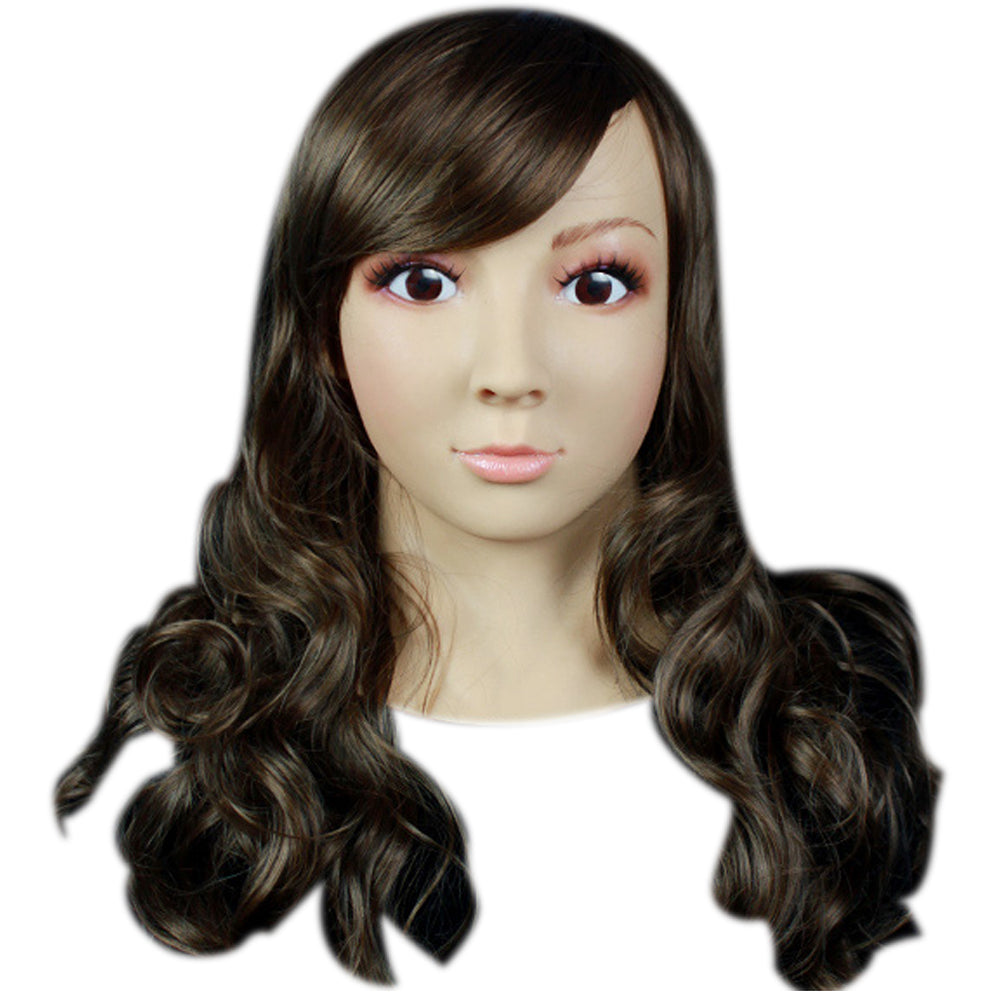 Premium Silicone Realistic Female Beauty Face Costume Full Mask For Women
