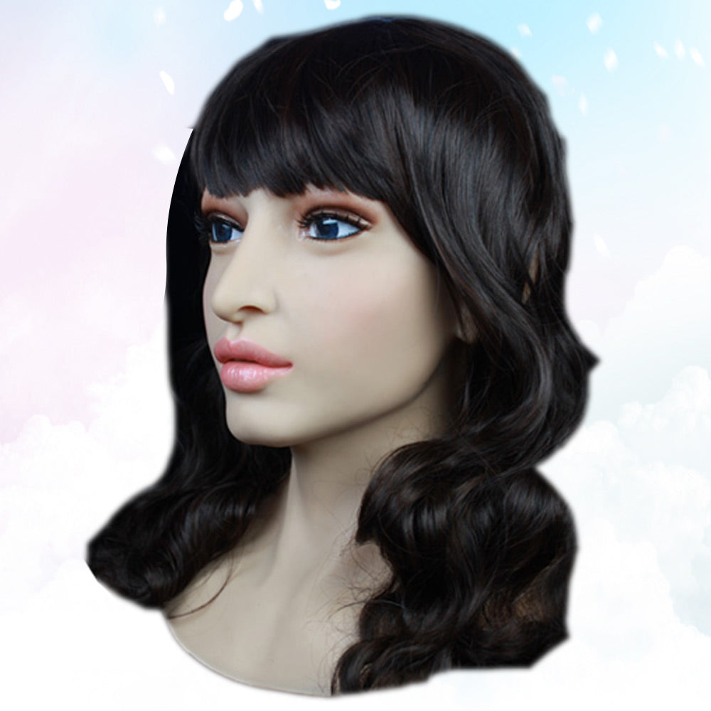 Premium Silicone Realistic Female Beauty Face Costume Mask For Women