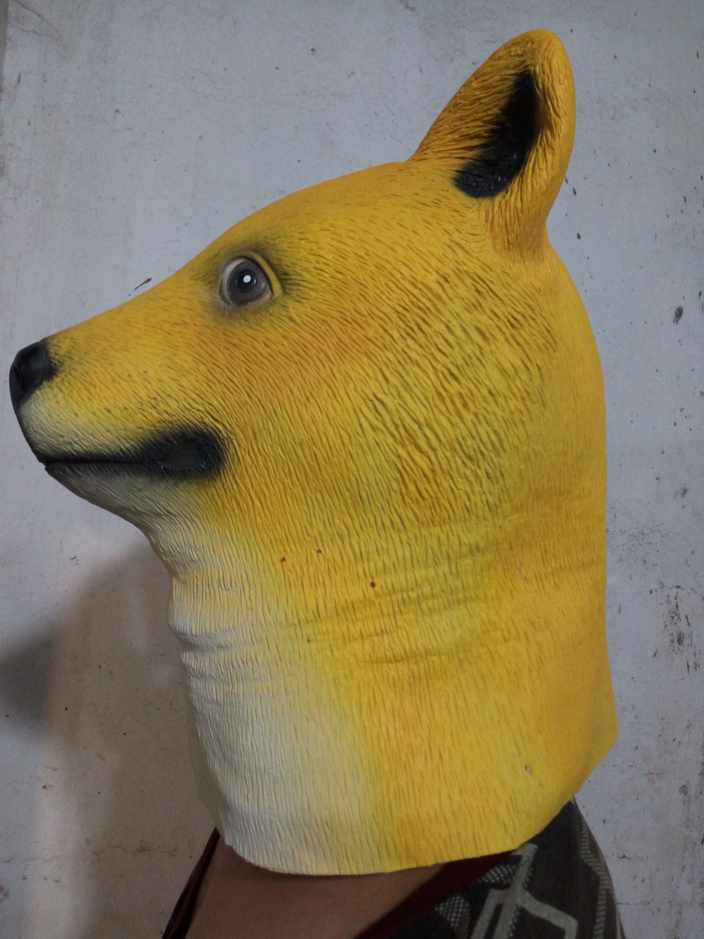 Masque d'Halloween tête d'animal, Costume en Latex, couvre-chef complet, accessoires de jeu de rôle pour Cosplay