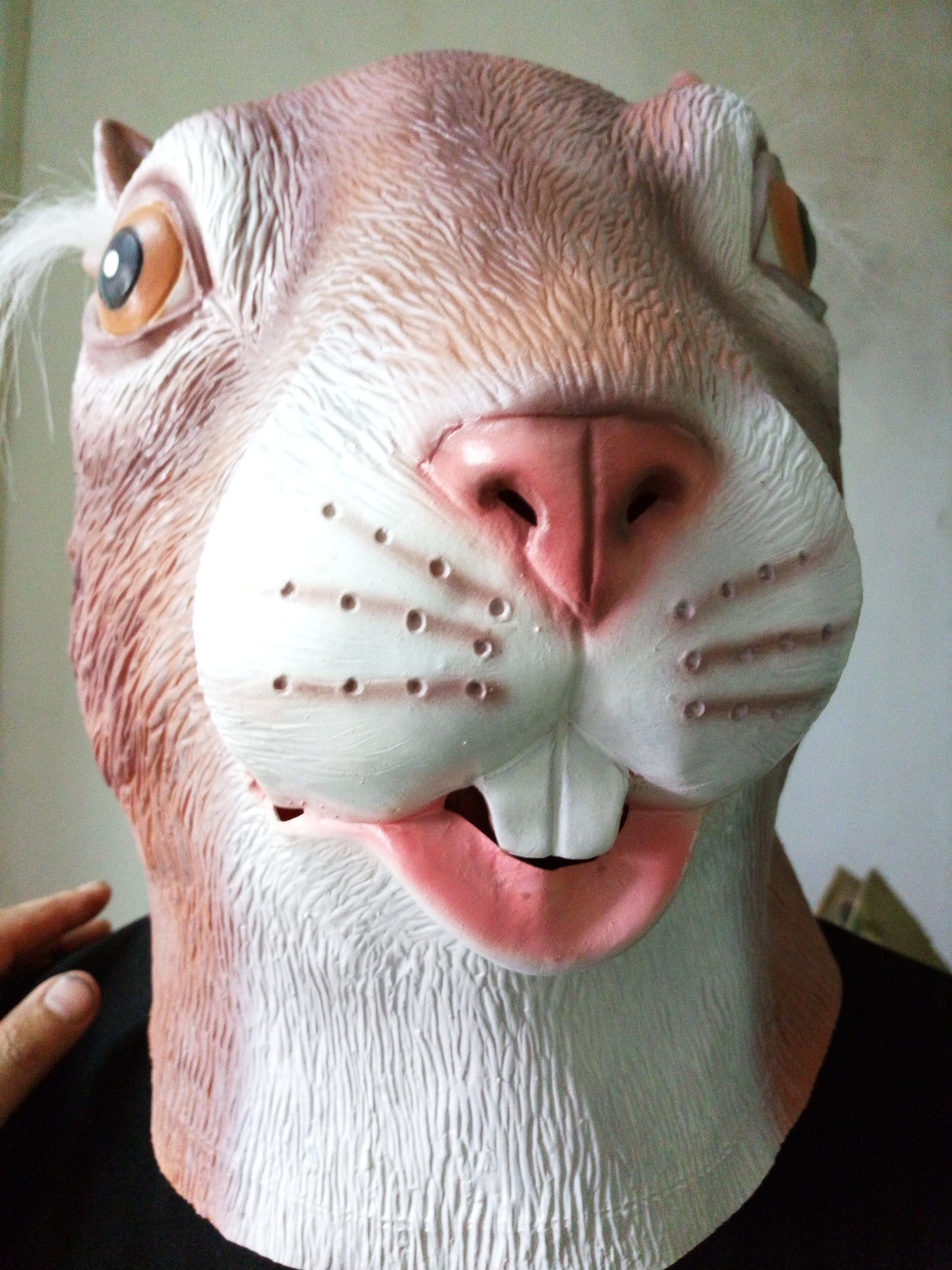 Masque d'Halloween tête d'animal, Costume en Latex, couvre-chef complet, accessoires de jeu de rôle pour Cosplay