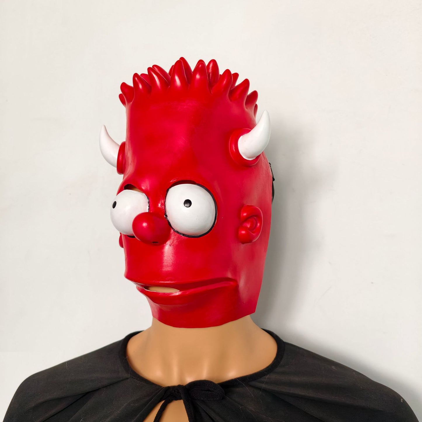The Simpsons Halloween Masquerade Mask Party Latex Helmet Prop for Cosplay
