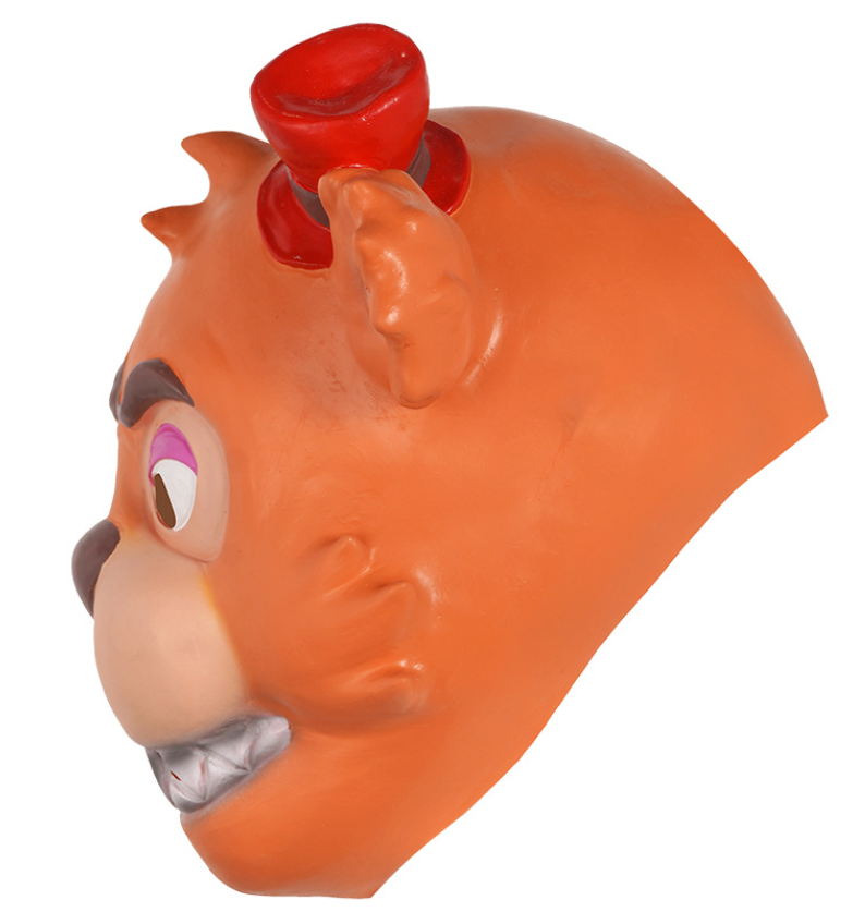 Freddy Bear Latex Mask Five Nights Horror Game Full Head Mask Halloween Cosplay Mask