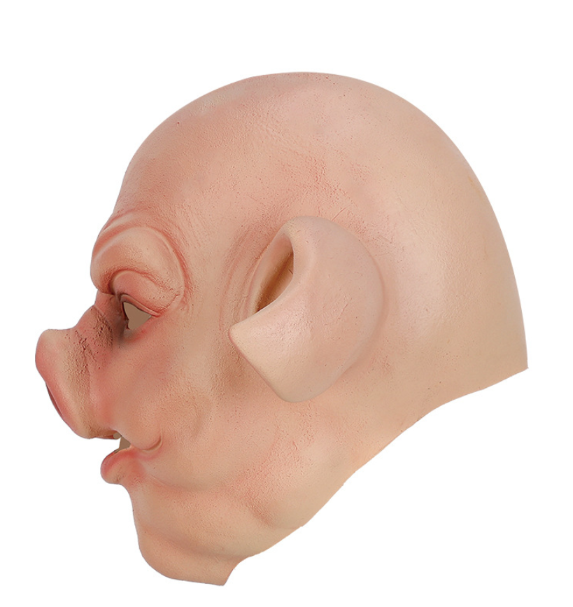Zhu Bajie Pig Latex Mask Big Ears Journey to the West Cosplay Mask
