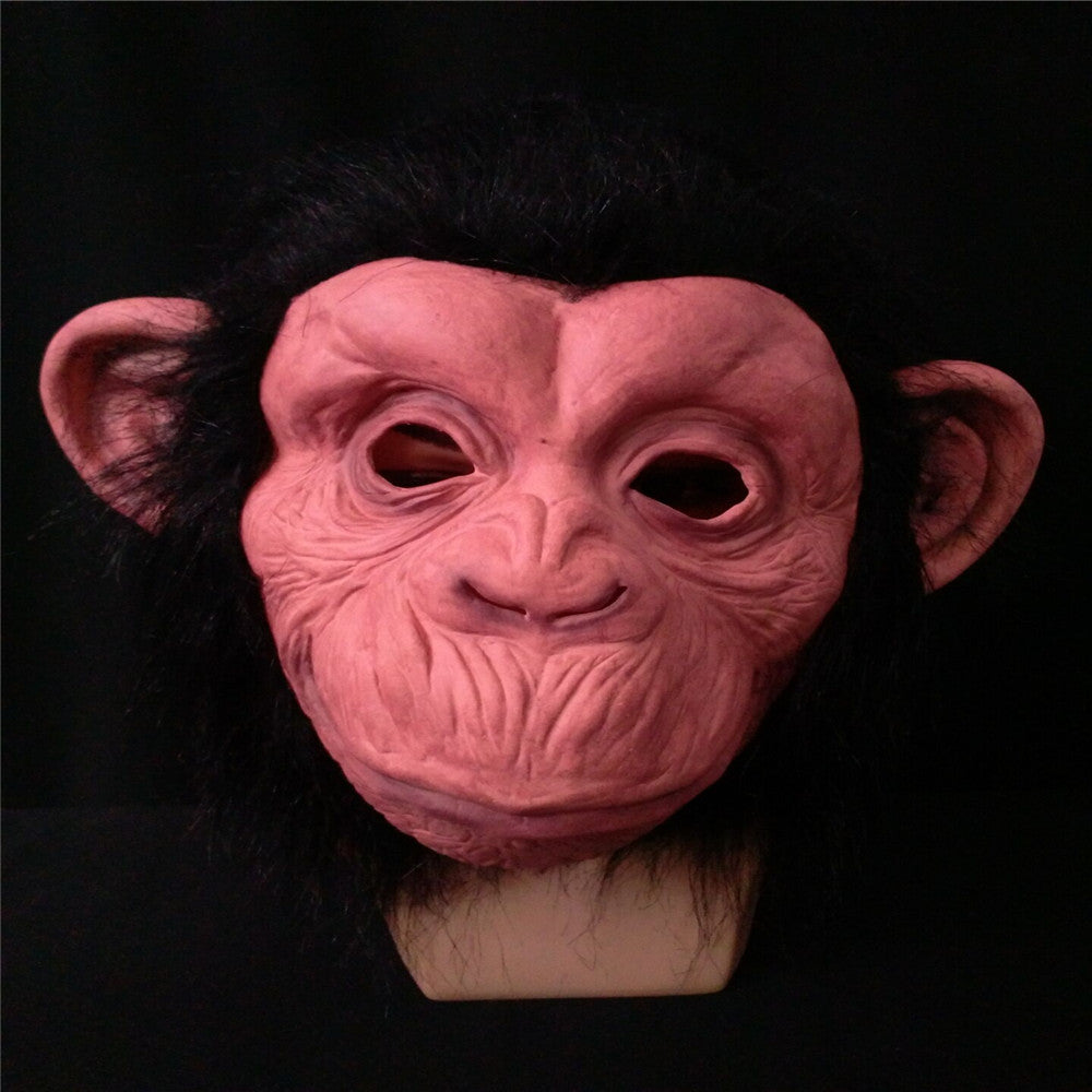 The Big Ears Monkey Full Head Latex Mask Cosplay Customes Props