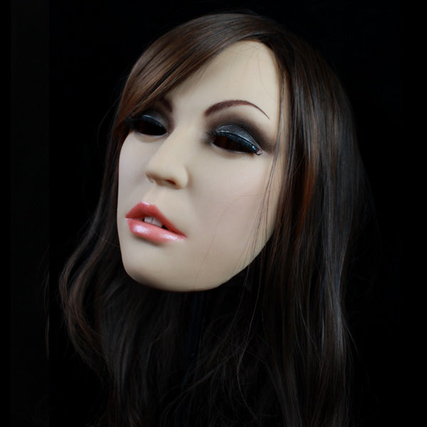 Premium Silicone Realistic Beauty Face Costume Mask For women For Cosplay