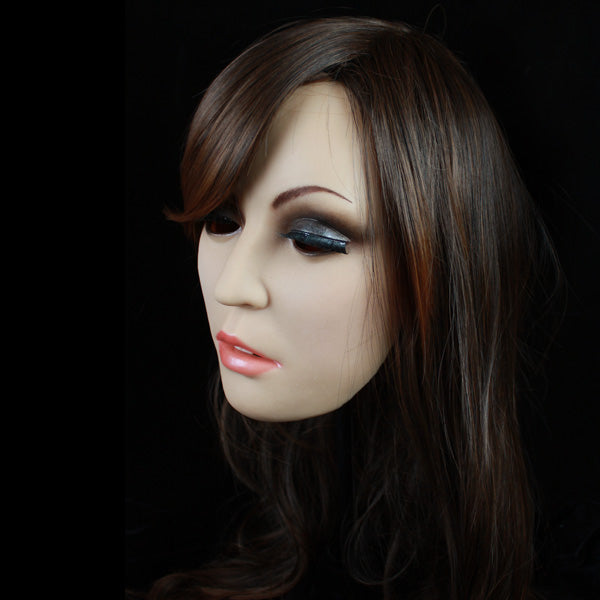 Premium Silicone Realistic Beauty Face Costume Mask For women For Cosplay