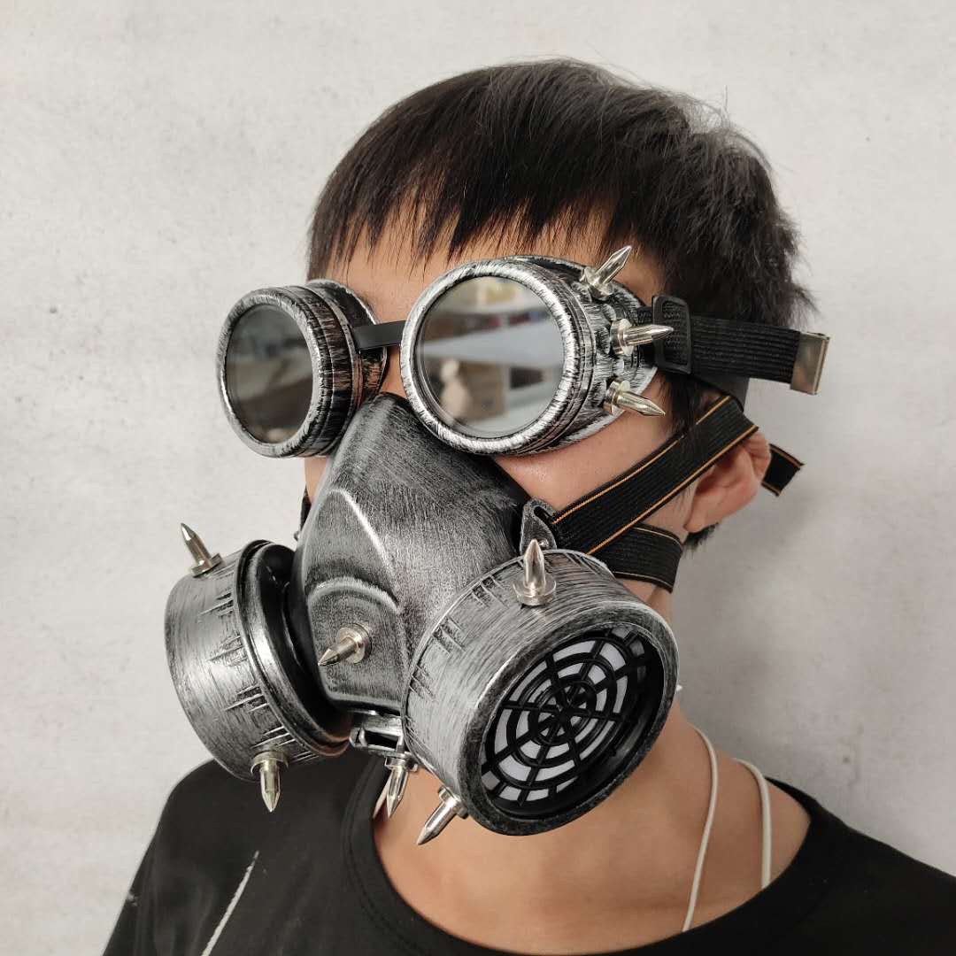 Masque de Costume respirateur à gaz Steampunk Dooms Day Halloween mascarade Cosplay