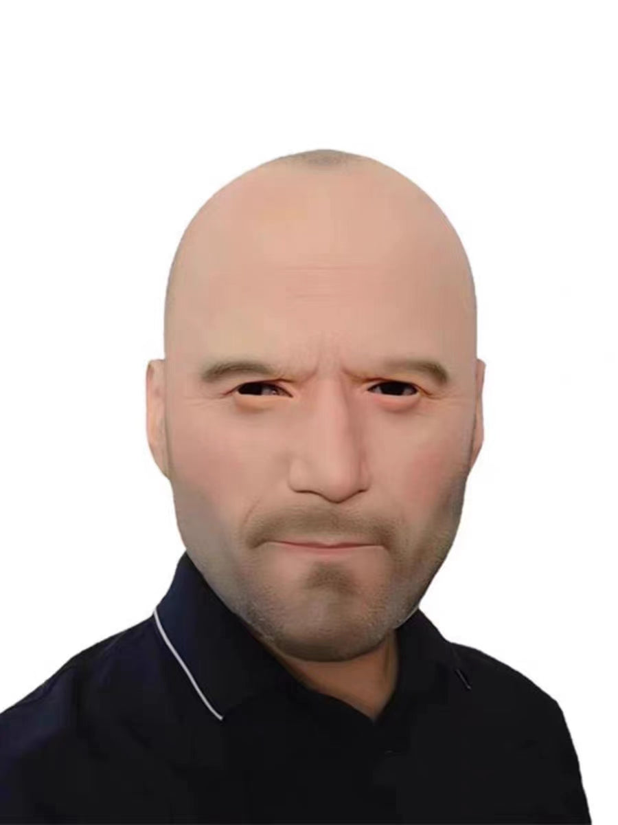 Mascarade Halloween Latex Jason Statham Vin Diesel masque carnaval fête jeu de rôle
