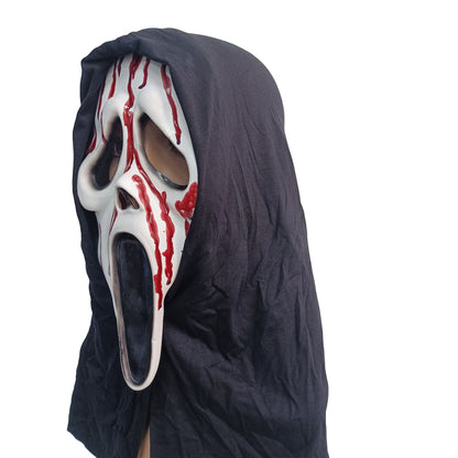 Halloween Scream Latex Mask Horror Full Head  Cosplay Headgear