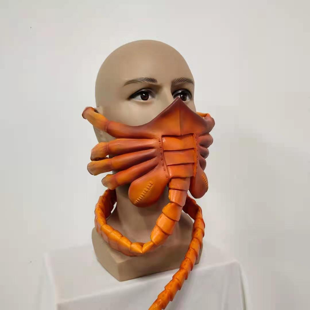 Halloween Skorpion Alien Cosplay Latex Maske Facehugger Karneval Party Requisiten Neue