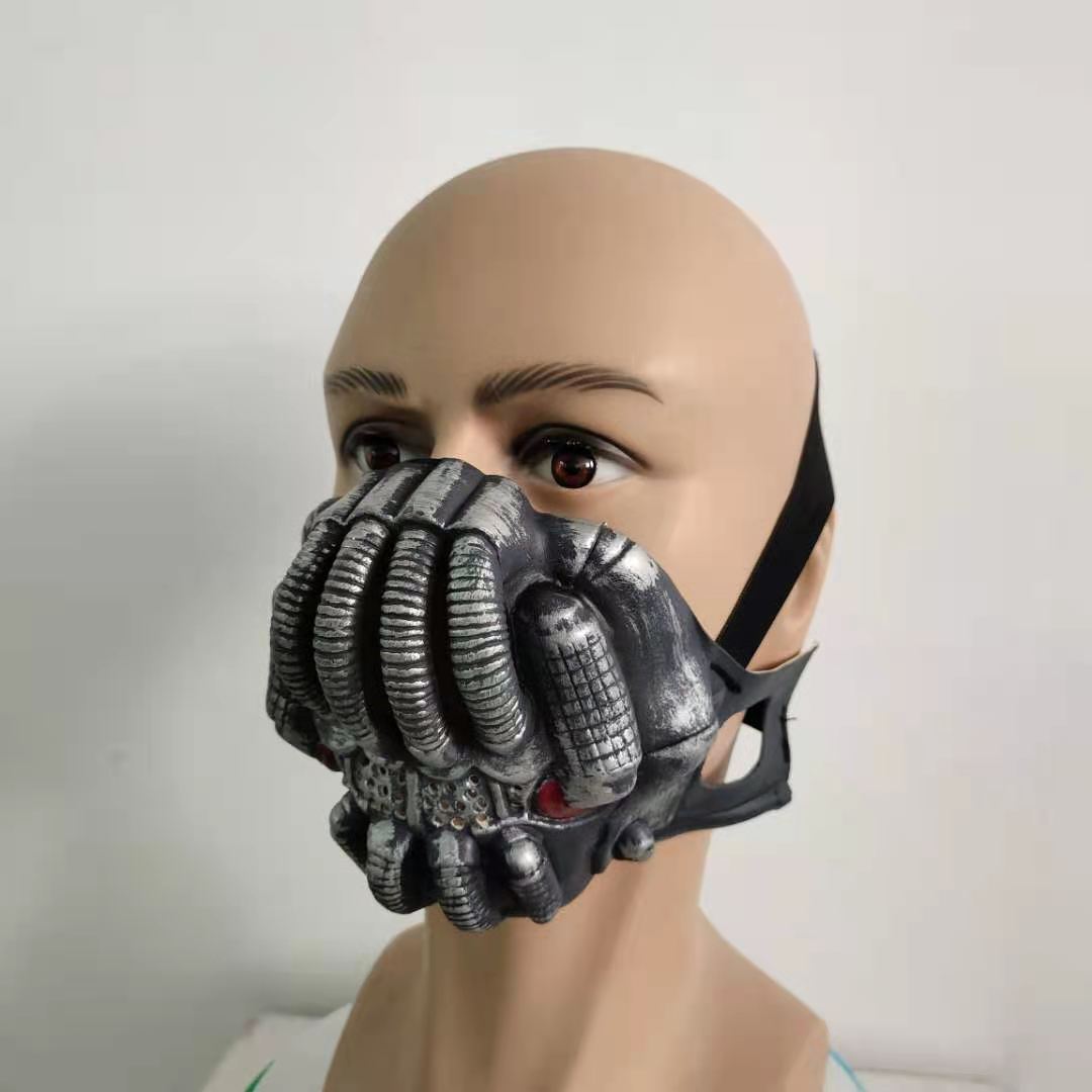 Bane Face Mask Latex Adults Fancy Dress Halloween Scary  Costume Party batman