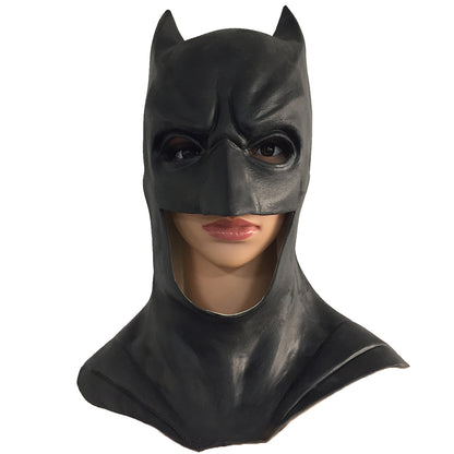 Batman Latex Full Head Mask Halloween Fancy Dress Cosplay Costumes Props