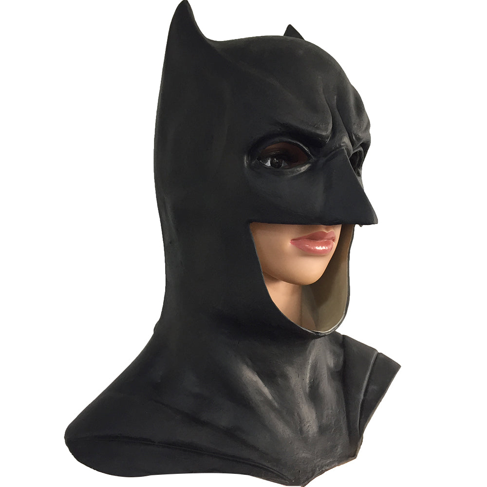 Batman Latex Full Head Mask Halloween Fancy Dress Cosplay Costumes Props