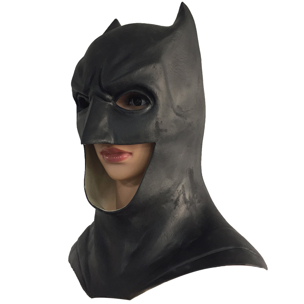 Batman Latex Full Head Mask Halloween Fancy Dress Cosplay Costumes Props