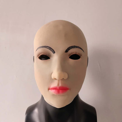 Realistic Beauty Latex Face Mask for Movie Cosplay Halloween Props