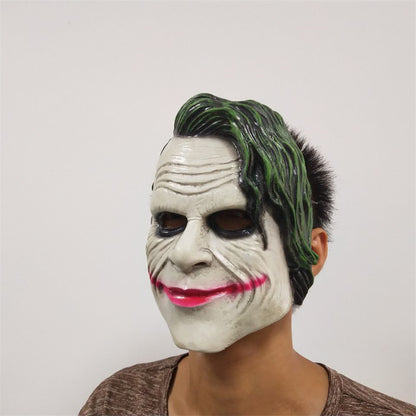 Halloween Joker Mask Batman Scary Clown Costume Cosplay Party Face Mask