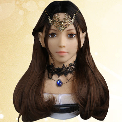 Premium Silicone Realistic Female Beauty Face Costume Full Mask For Women