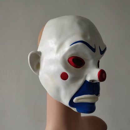 Bandit-Clown-Gesichtsmaske aus Latex, Requisiten für Halloween-Partys