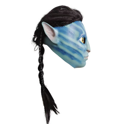 Avatar Female Masquerade head Mask Movie Cosplay Costume Props