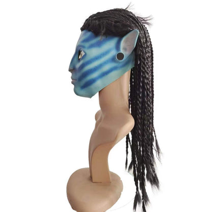 Avatar Female Masquerade head Mask Movie Cosplay Costume Props