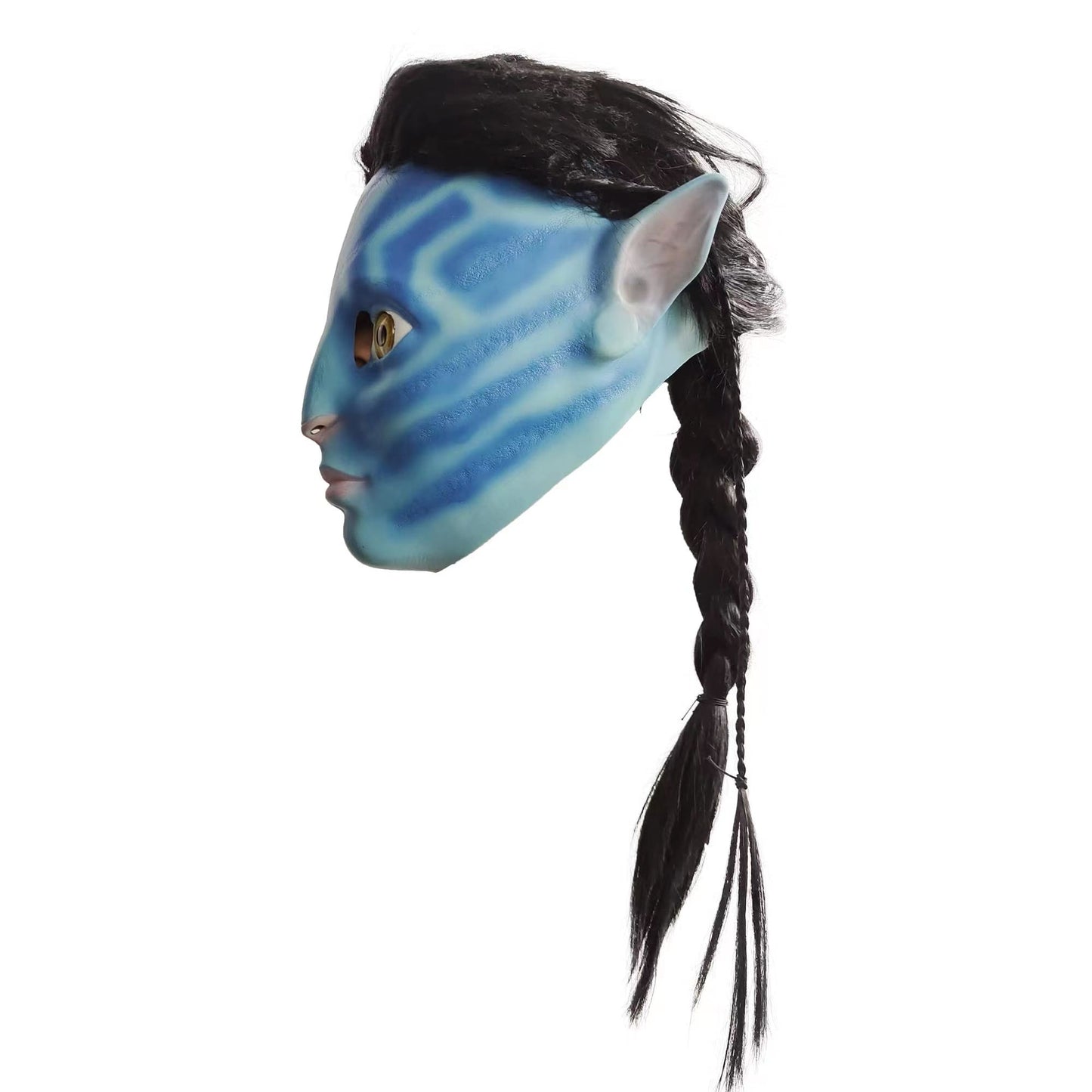 Avatar Female Masquerade head Mask Movie Cosplay Costume Props