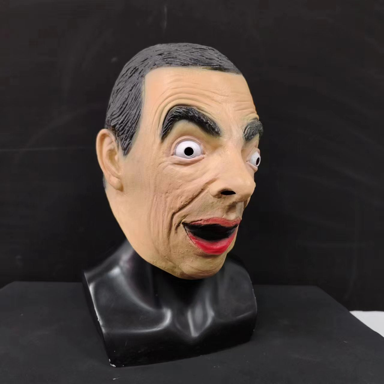 Mr. Bean Full Head Latex Mask Movie Cosplay Roleplay Props