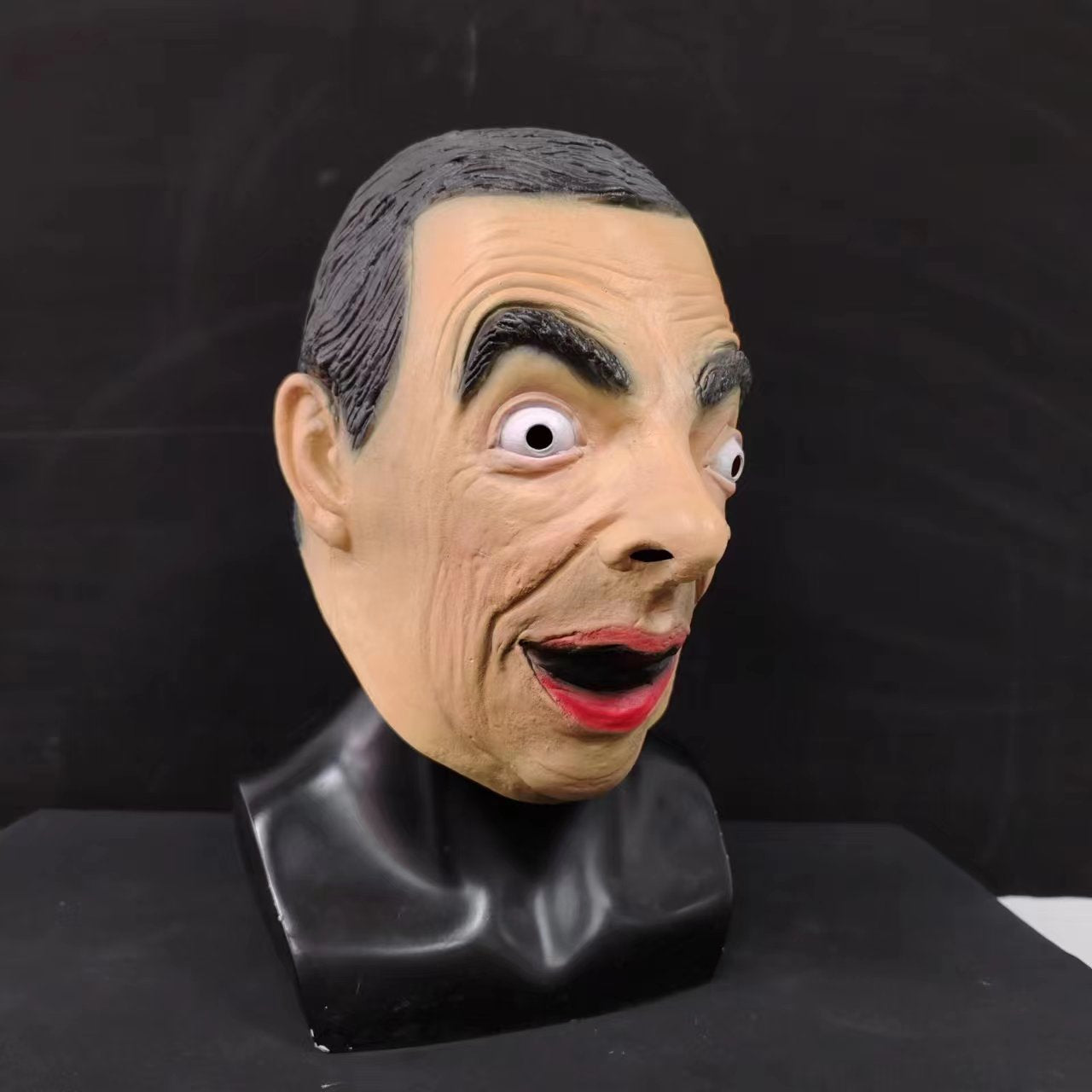 Mr. Bean Full Head Latex Mask Movie Cosplay Roleplay Props