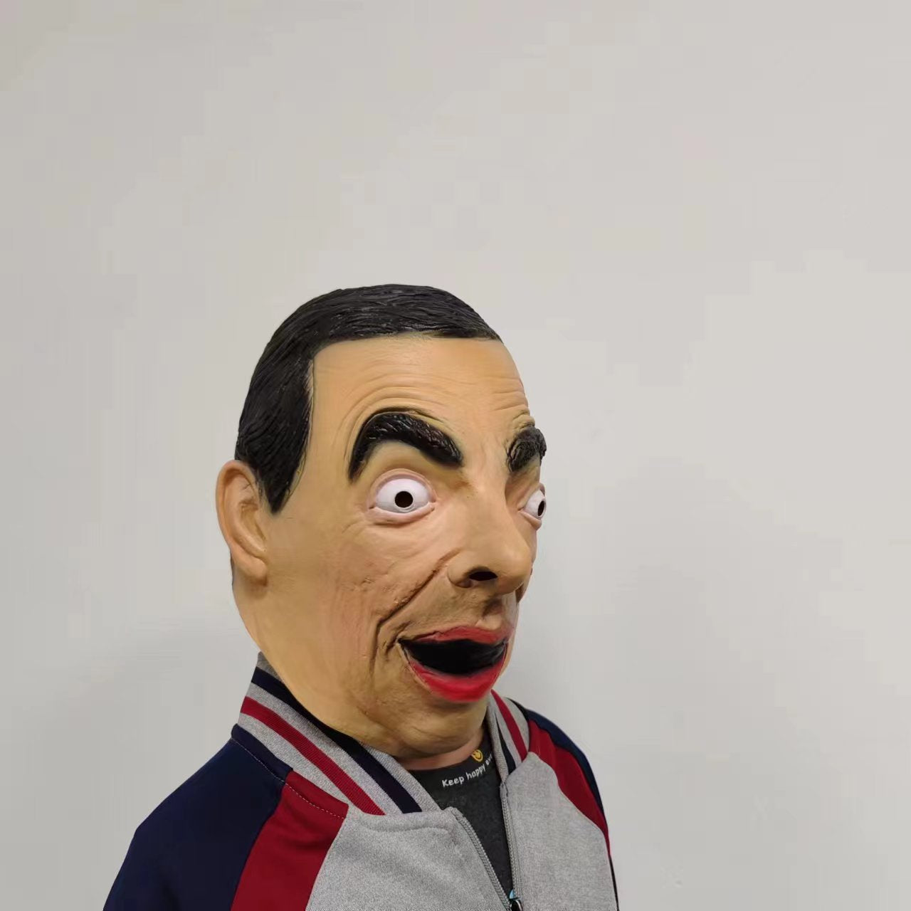 Mr. Bean Full Head Latex Mask Movie Cosplay Roleplay Props