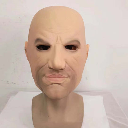 Meggen Man Latex Mask Female Cosplay  Full Head Mask Halloween Props