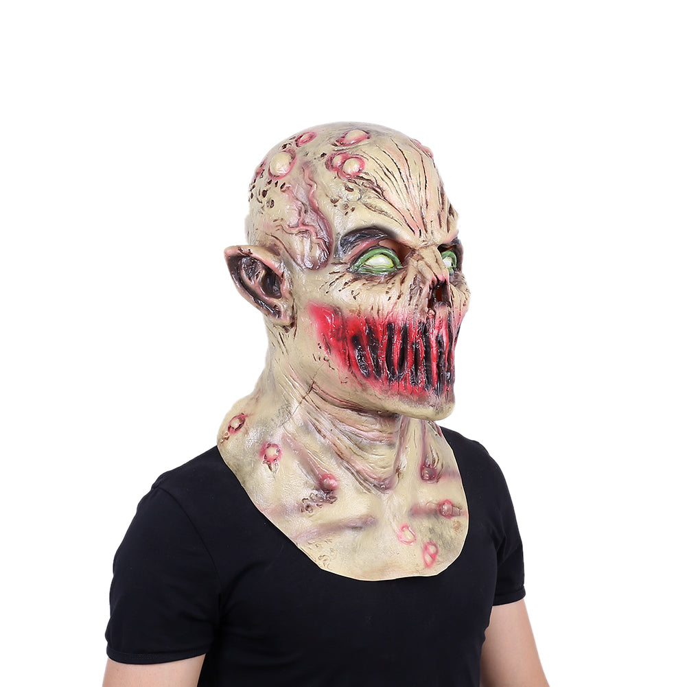 The mouth-less monster Halloween Terror Full Head Latex Mask