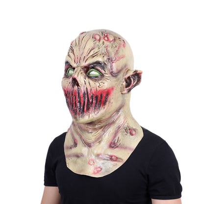 The mouth-less monster Halloween Terror Full Head Latex Mask