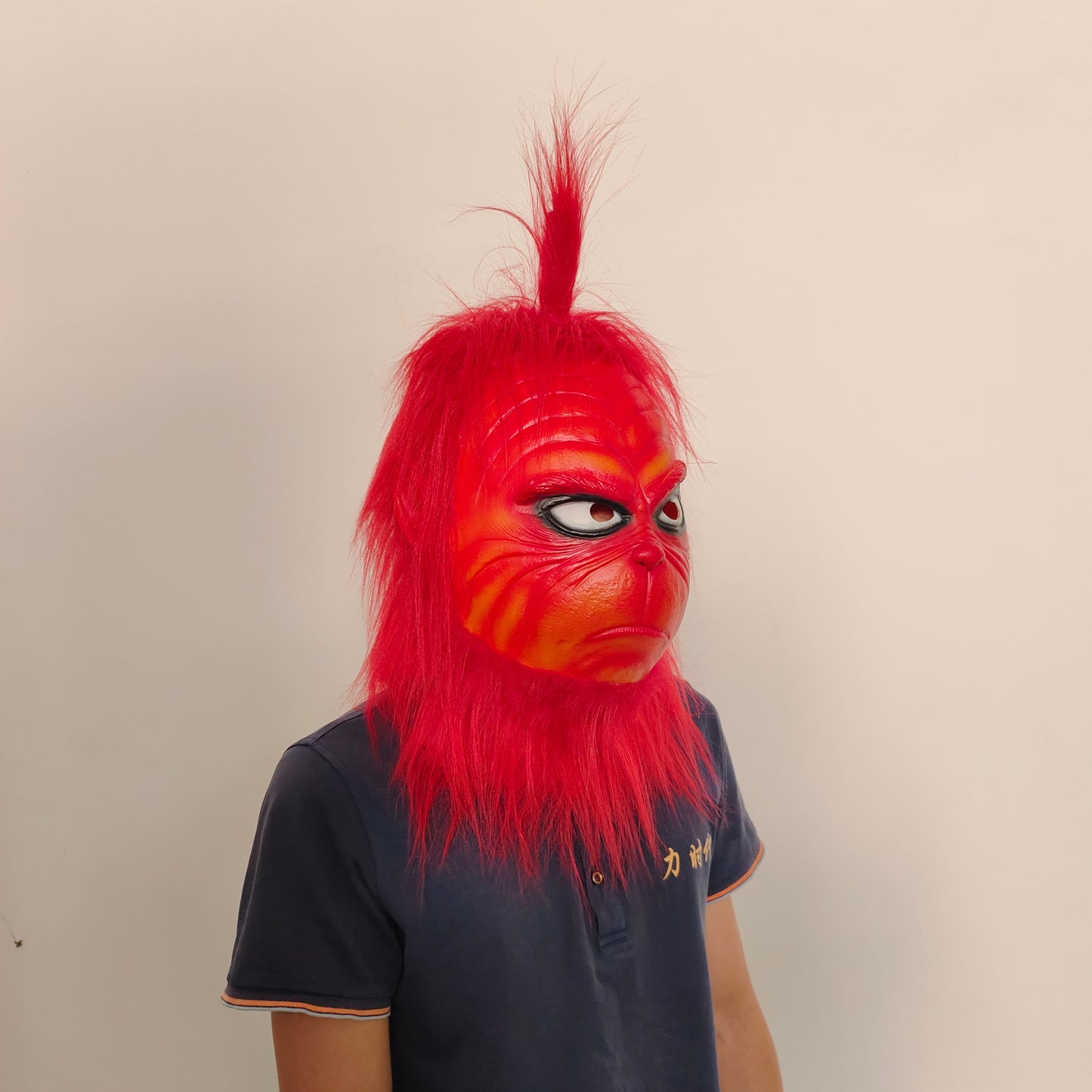 Red Grinch Cosplay Mask Xmas Cosplay Mask Latex Full Head Mask NEW