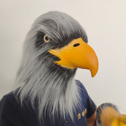 Eagle Latex Mask Halloween Cosplay Props Full Set