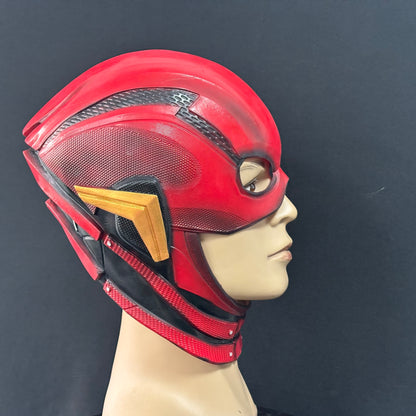 Superhero Deluxe The Flash 2 Movie Cosplay Prop Halloween Full Head Latex Mask