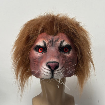 Masque tête d'aigle en Latex pour Halloween, couvre-chef, Costumes de mascarade, accessoires de Cosplay de fête