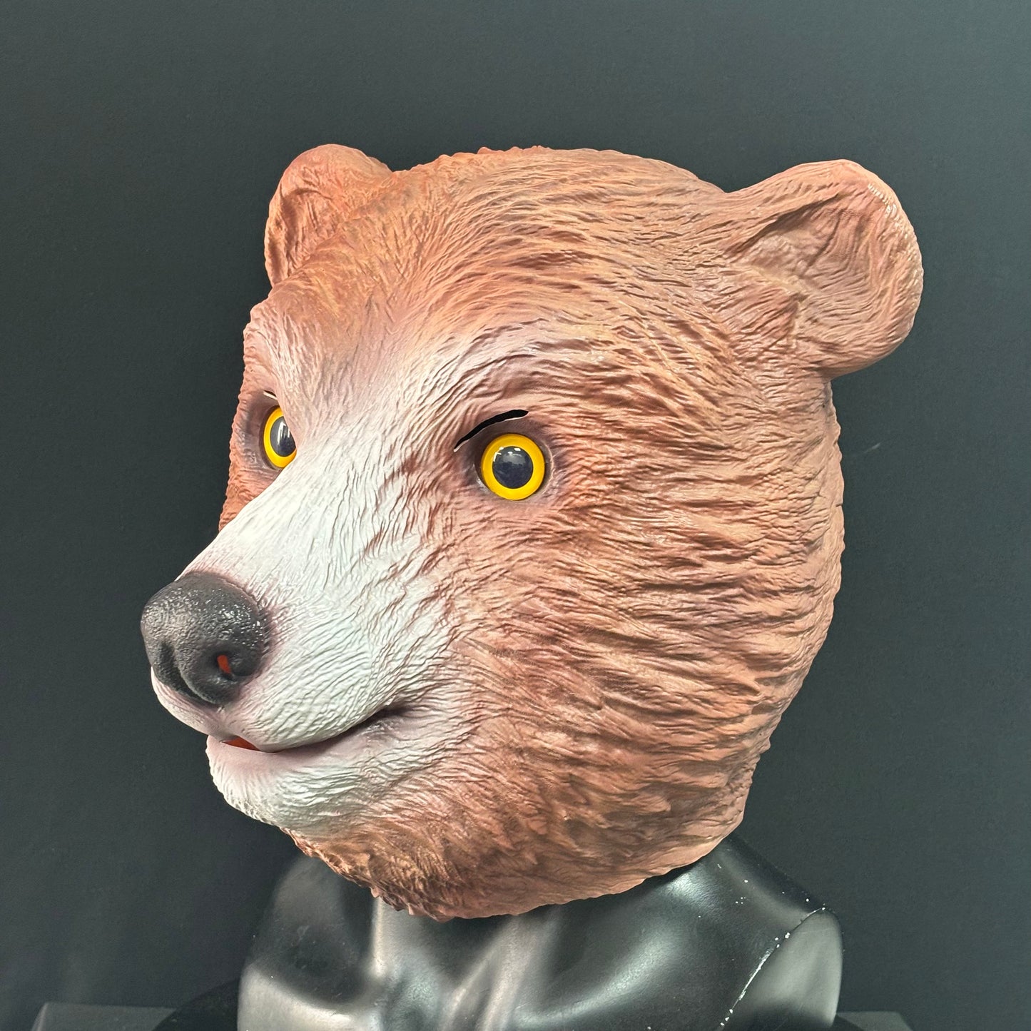 Halloween Masquerade Latex Fancy Animal Bear Head Mask Party Cosplay Props