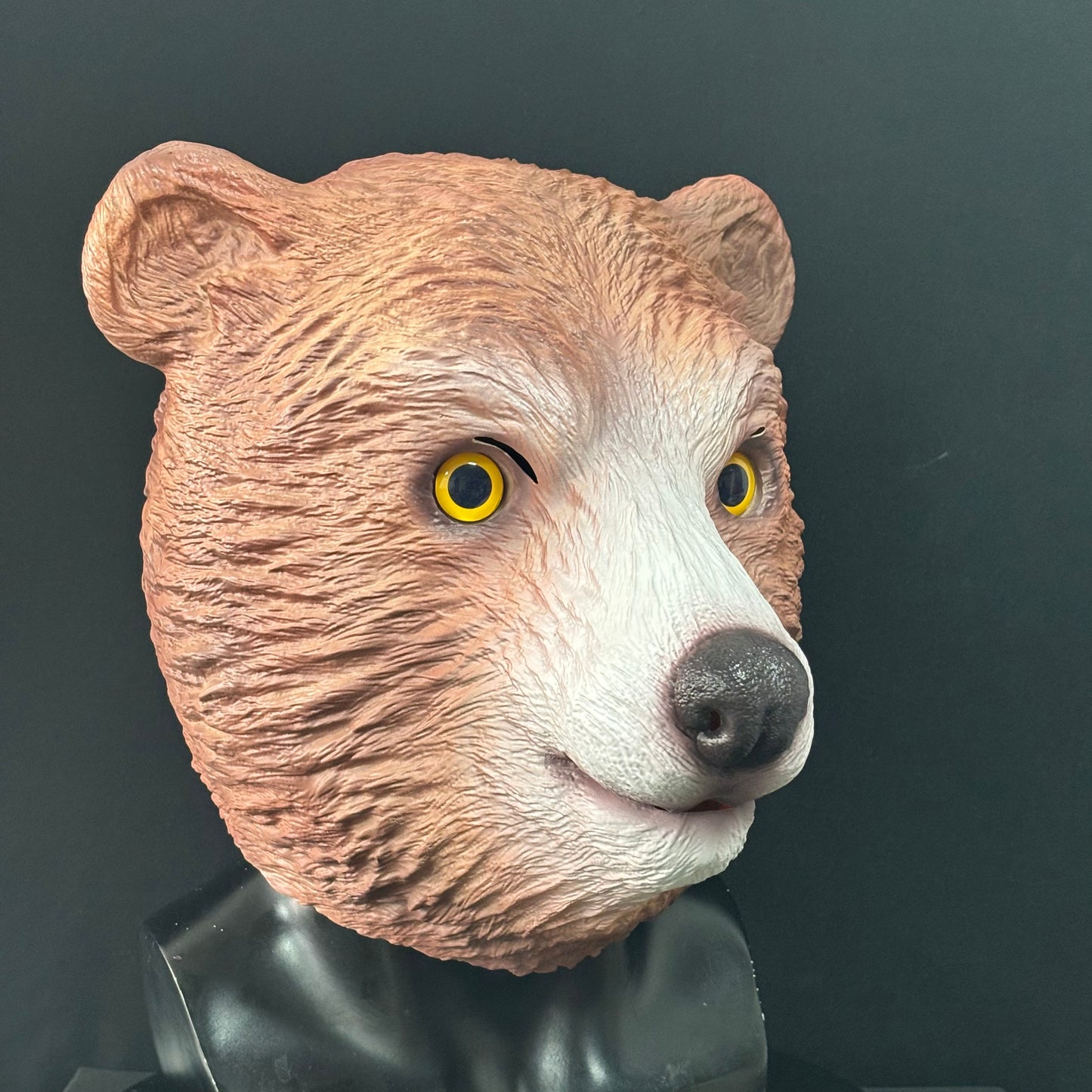 Halloween Masquerade Latex Fancy Animal Bear Head Mask Party Cosplay Props
