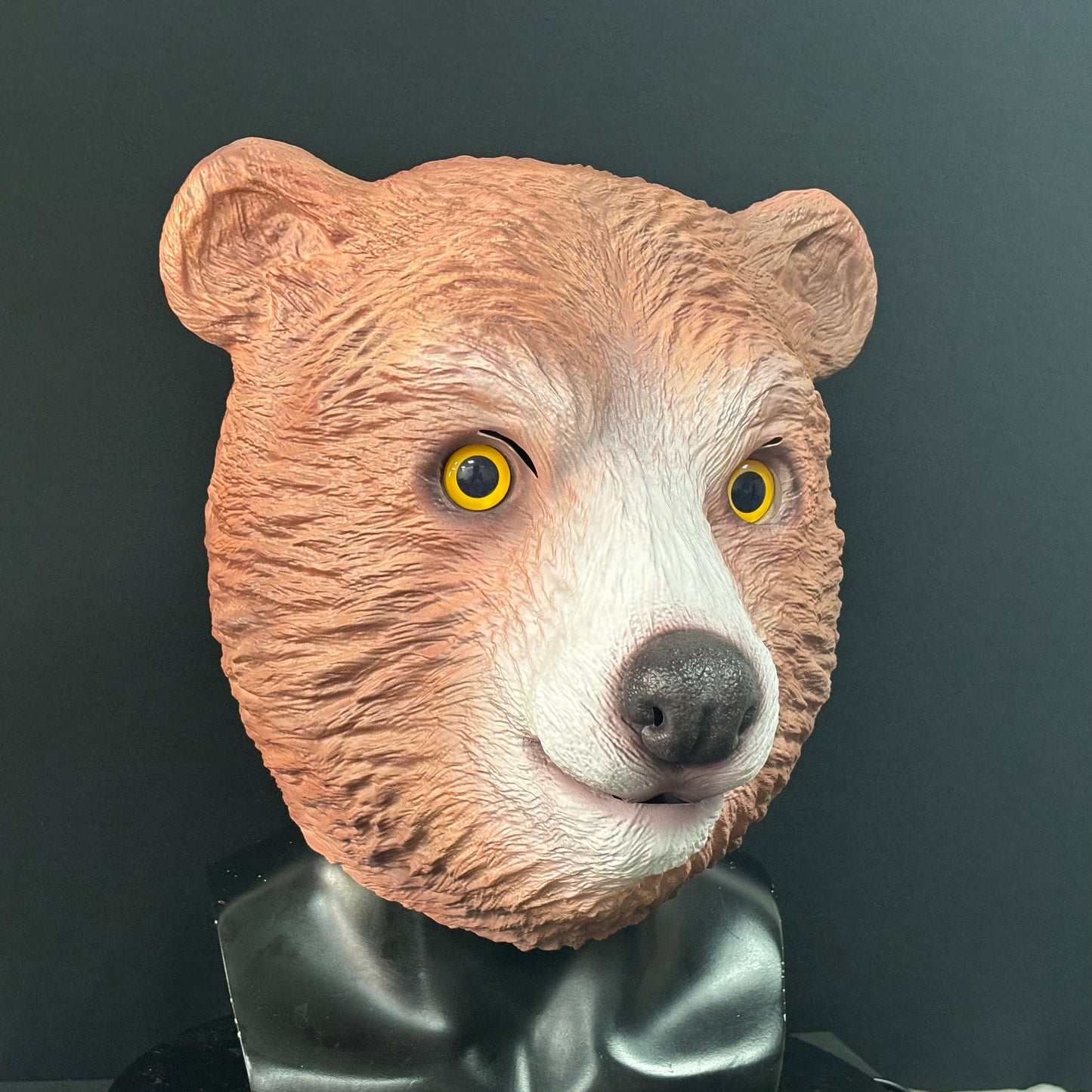 Halloween Masquerade Latex Fancy Animal Bear Head Mask Party Cosplay Props