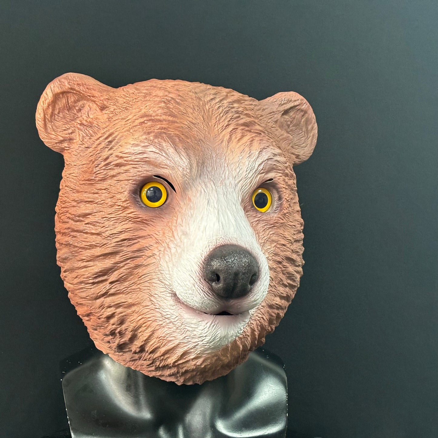 Halloween Masquerade Latex Fancy Animal Bear Head Mask Party Cosplay Props