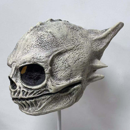 Halloween Latex Skeleton Dragon Head Mask Cosplay Costume Props