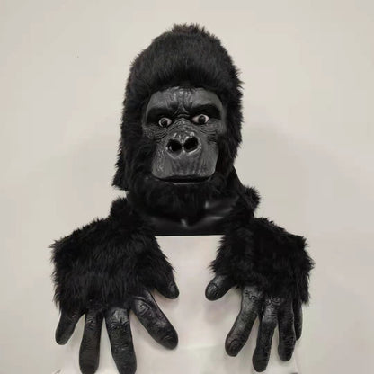 King Kong movie Monster latex dinosaur mask with pair of gloves